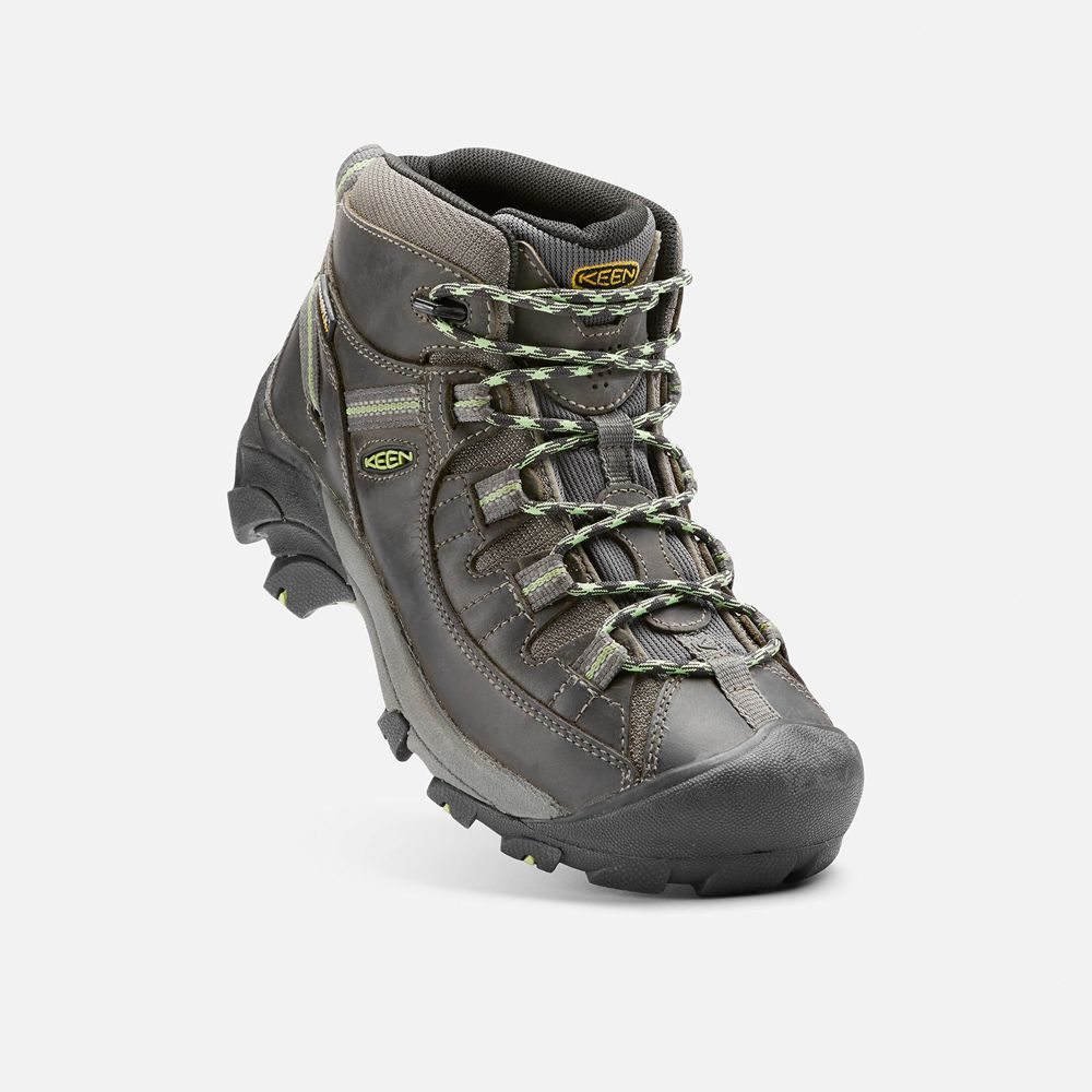 Cizme Keen Romania Dama Gri Inchis Targhee Ii Waterproof Mid 5438-YCGOB